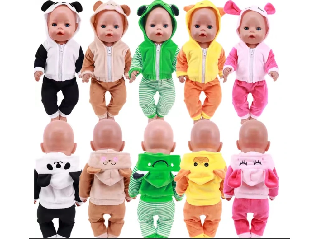 Overaly a teplákové soupravy pro American girl a Baby Born 43-45 cm 1